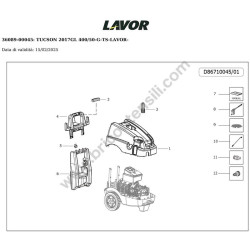 Lavor Idropulitrice TUCSON 2017GL Esploso Ricambi