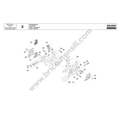 Dolmar Chainsaw PS-52 Parts Diagram - 3