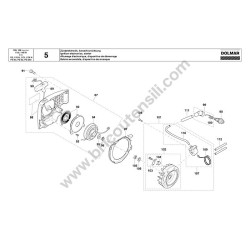 Dolmar Chainsaw PS-52 Parts Diagram - 5