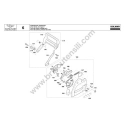 Dolmar Chainsaw PS-52 Parts Diagram - 6