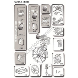 CECCATO BELTAIR PRO 25C2MR Parts Diagram Kit