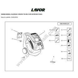 FASA Pressure Cleaner KAIMAN 86190608 Parts Diagram