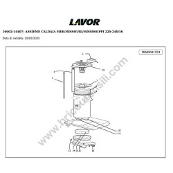 FASA Idropulitrice KAIMAN 86190608 Esploso Ricambi - 7
