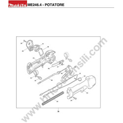 Dolmar Potatore ME246.4 Esploso Ricambi - 1