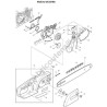Makita Chain Saw UC3510A Parts Diagram