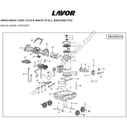 Lavor LKX1515LP T 400-415/50-GR-LWS1808 Esploso Ricambi - 2