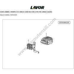 Lavor LKX1515LP T 400-415/50-GR-LWS1808 Esploso Ricambi - 10