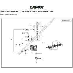 Lavor LKX1515LP T 400-415/50-GR-LWS1808 Esploso Ricambi - 11