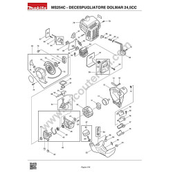 Ricambi Dolmar per Motosega TCS-2801S