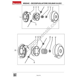 Dolmar Brushcutter MS254C Parts Diagram - 4