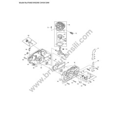 Dolmar Motosega PS460 Esploso Ricambi - 2