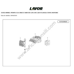Lavor Petrol Pressure Cleaner THERMIC 9L 200/15 Parts Diagram - 2