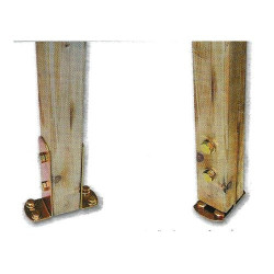 Square plate for pilaster art.856 - 2