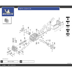 Michelin Pressure Washer MPX200HDK Parts Diagram - 1