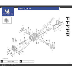 Michelin Pressure Washer MPX200HDK Parts Diagram - 2