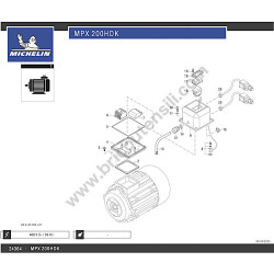 Michelin Pressure Washer MPX200HDK Parts Diagram - 4