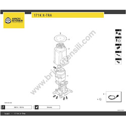 AR Idropulitrice 171K X-TRA Esploso Ricambi -1