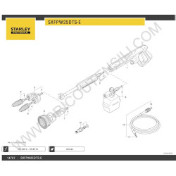 Stanley Fatmax Idropulitrice SXFPW25DTS-E Esploso Ricambi - 5