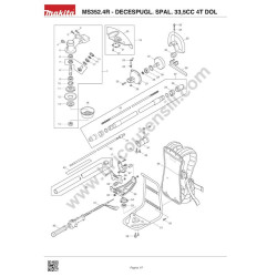 Dolmar Decespugliatore MS352.4R Esploso Ricambi