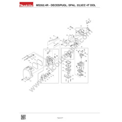 Dolmar Bruschcutter MS352.4R Parts Diagram - 2