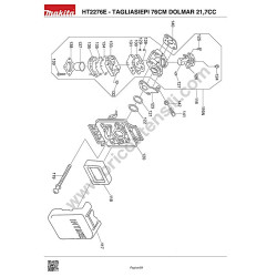 Dolmar Hedge Trimmer HT2276E Parts Diagram - 1