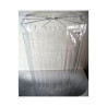Umbrella shaped shower curtain frame