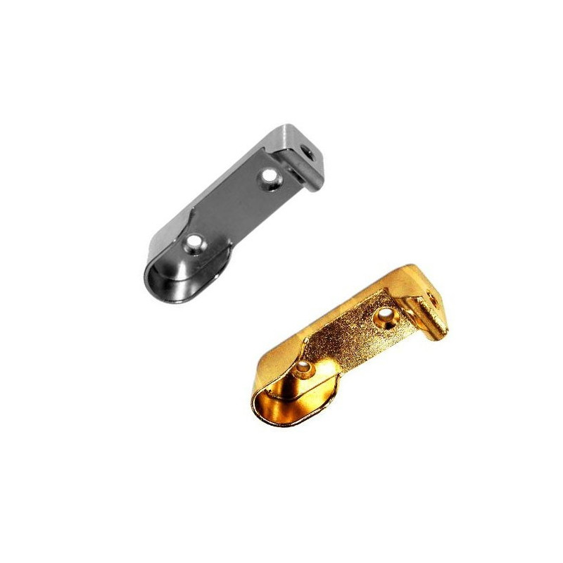 Zama alloy oval lateral tube bracket for cupboard