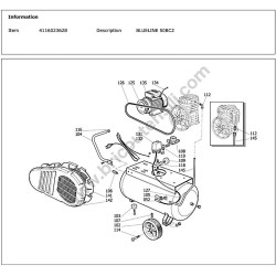 CECCATO BLUELINE 50BC2 Parts Drawing