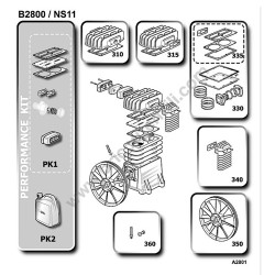CECCATO ENGINEAIR 4/100 PETROL Parts Diagram - 1
