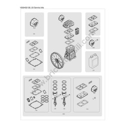 ABAC A39B 270 CT4 Parts Drawing Compressor Pump Unit Service Kits