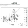 Lavor Pressure Cleaner CRUISER PRO 140 Parts Drawing