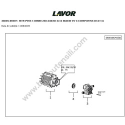 Lavor Pressure Cleaner CRUISER PRO 140 Parts Drawing - 1
