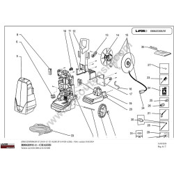 Lavor Pressure Cleaner SUPERWASH '07 Parts Drawing - 1