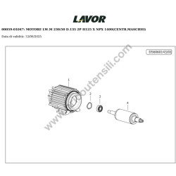 Lavor Idropulitrice NPX4 1310 M Esploso Ricambi - 10