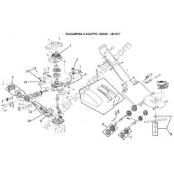 Valex Lawnmower TS4636 Spare Parts Drawing