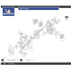 Michelin Pressure Washer MPX 25 EH Parts Drawing