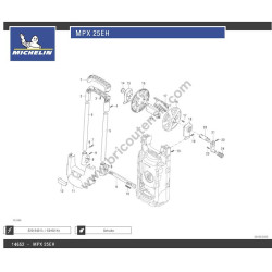 Michelin Pressure Washer MPX 25 EH Parts Drawing - 1
