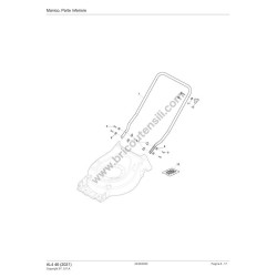 Alpina Lawnmower AL4 46 Parts Drawing - 3