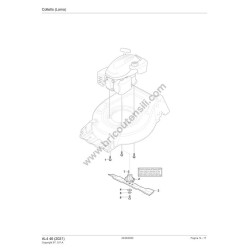 Alpina Lawnmower AL4 46 Parts Drawing - 6