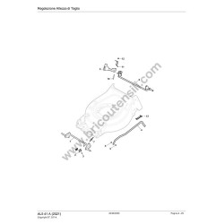 Alpina Lawnmower AL5 41 A Parts Drawing - 1