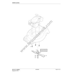 Alpina Lawnmower AL5 41 A Parts Drawing - 6