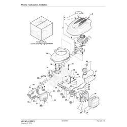 Alpina Lawnmower AL5 41 A Parts Drawing - 8