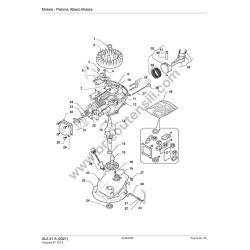 Alpina Lawnmower AL5 41 A Parts Drawing - 9