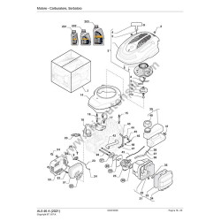 Alpina Lawnmower AL5 46 A Parts Drawing - 8