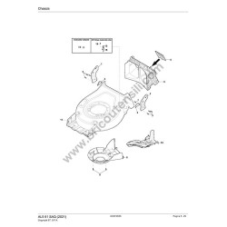 Alpina Lawnmower AL5 51 SAQ Parts Drawing