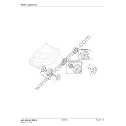 Alpina Lawnmower AL5 51 SAQ Parts Drawing - 6