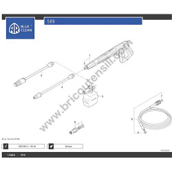 Tubo per Idropulitrice Annovi & Reverberi Blu Clean 142