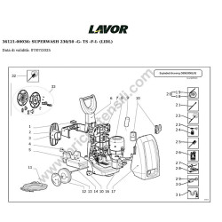 Lavor Pressure Cleaner SUPERWASH Parts