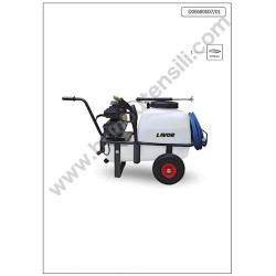 Lavor Sanitization Cart CRL 50 MISTING Parts Drawing