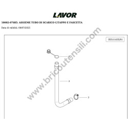 Lavor Lavasciuga Pavimenti L5 50B CBT Esploso Ricambi - 10
